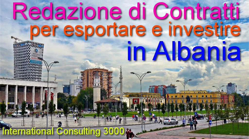 ALBANIA-CONTRATTO-AGENZIA-DISTRIBUZIONE-ESPORTAZIONE-FORNITURA-INVESTIMENTI-VENDITA-APPALTO