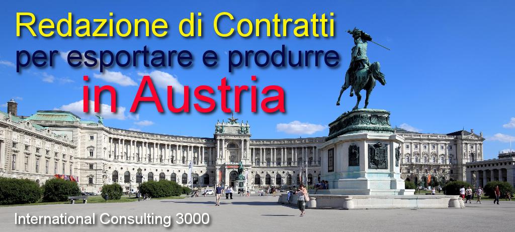 AUSTRIA-CONTRATTO-AGENZIA-DISTRIBUZIONE-ESPORTAZIONE-FORNITURA-VENDITA-APPALTO-INVESTIMENTI
