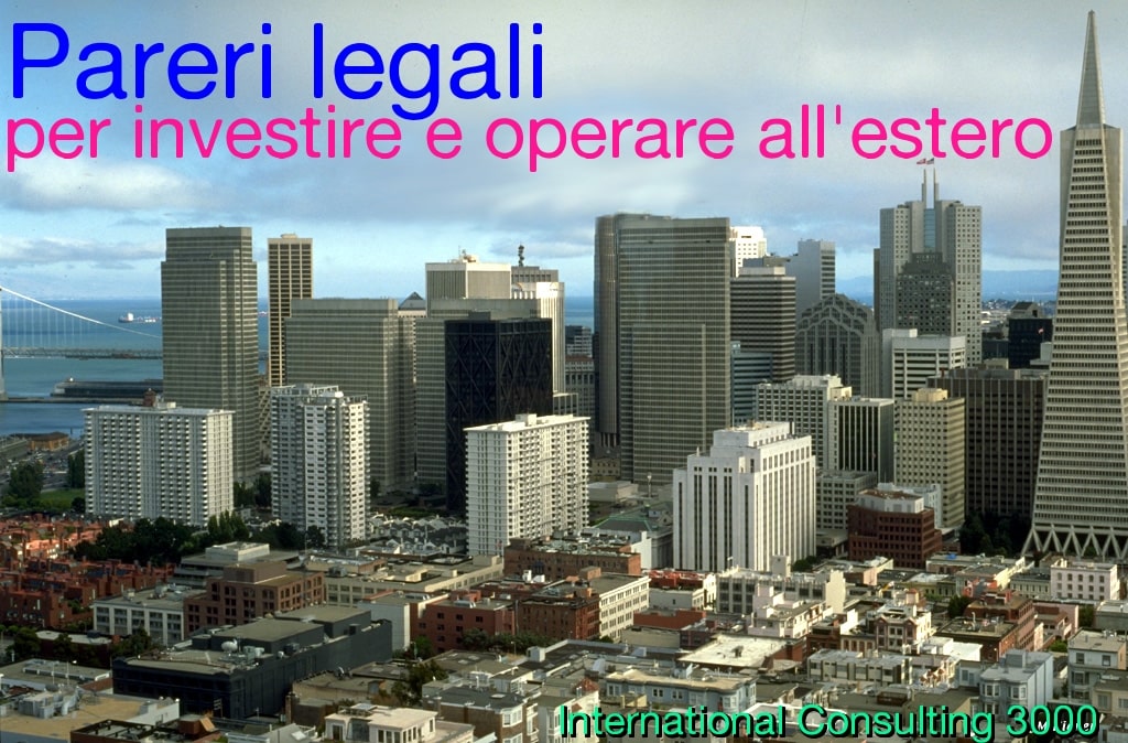 PARERI_LEGALI_PER_INVESTIMENTI_ESTERO_ESPORTAZIONE